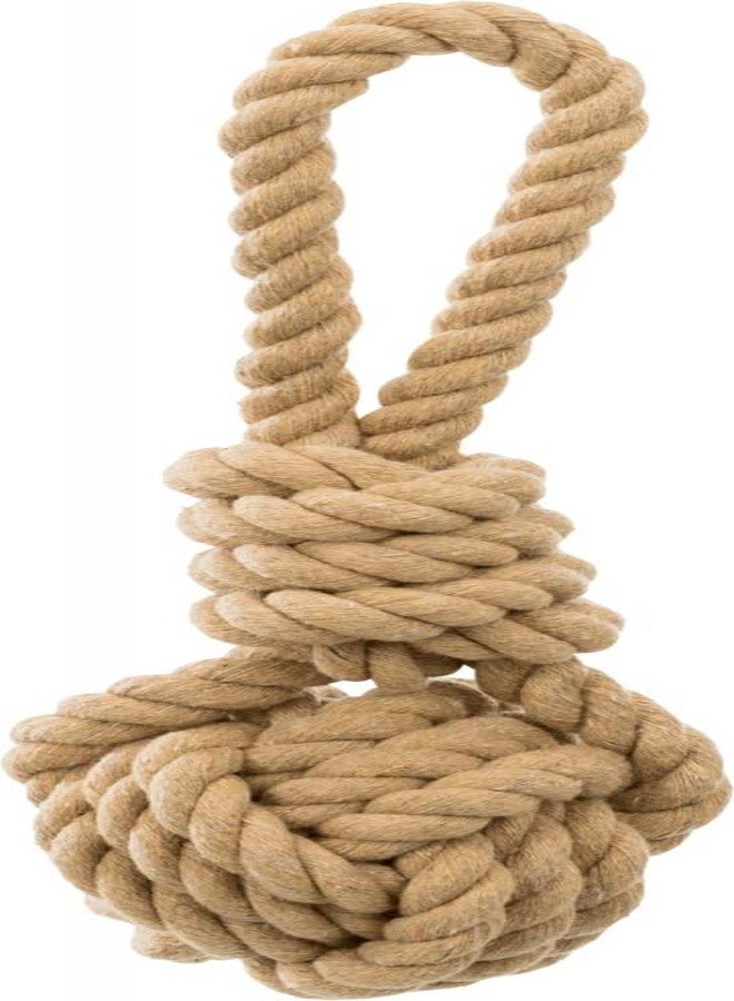TRIXIE BE Nordic Knot Ball on A Rope Toy for Dogs Play is The Main Activity to Promote The Bond Between The Person and The pet, 8/30 cm